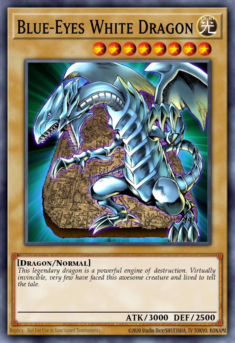 Blue-eyes white dragon